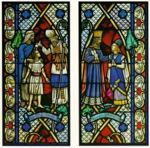 Detail, Holy Family Window, Holy Family Church, Duxbury, Ma.