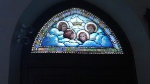 Cherubs Window by Tiffany, Restored, St Anne’s Church Lowell, Ma