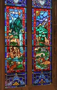 Detail of the Great Altar Window, St. George’s School, Middletown, RI