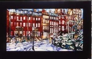 Boston in Winter, Residence in Boston, Ma.